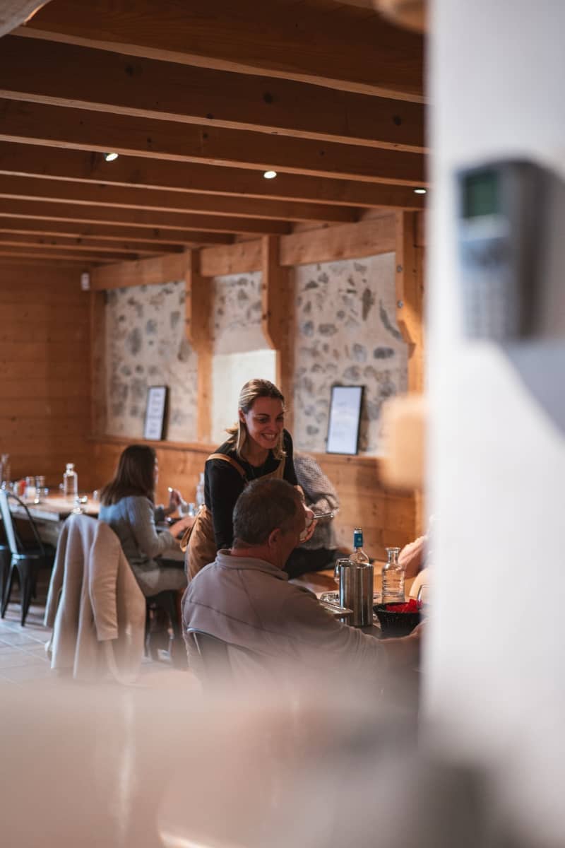Service au restaurant