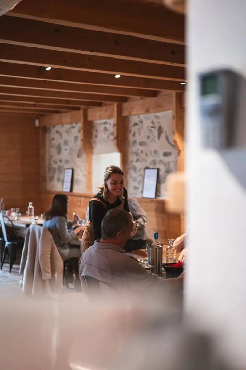 Service au restaurant